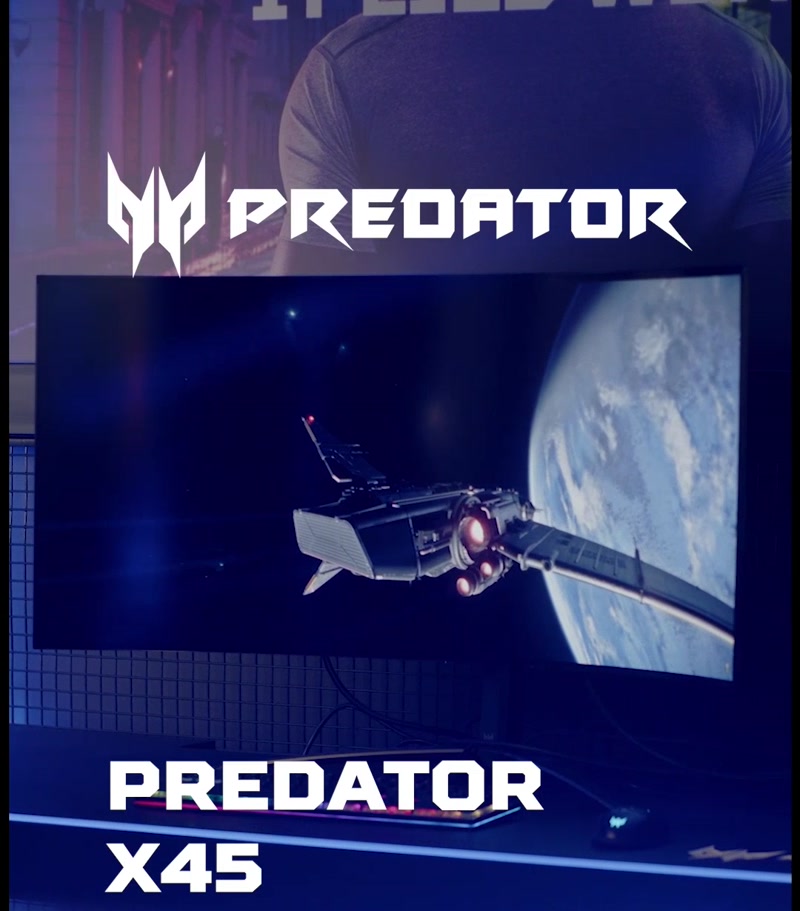 Predator X45 OLED curved gaming monitor